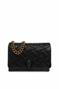 Kurt Geiger BLACK āKensington Miniā quilted shoulder bag