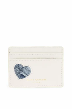 Kurt Geiger cream Leather card holder