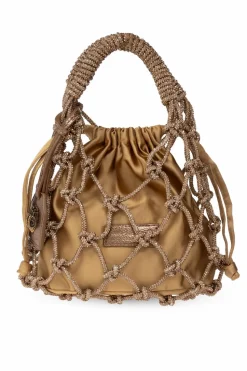 Kurt Geiger GOLD Handbag with logo