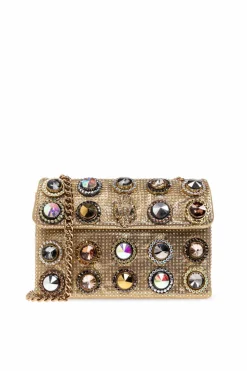 Kurt Geiger GOLD Shoulder bag `Kensington Octavia Medium`
