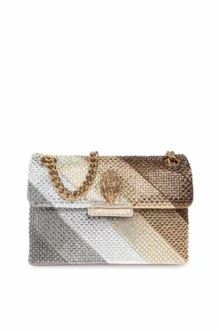 Kurt Geiger MULTICOLOUR Fabric Mini Kensington Shoulder Bag