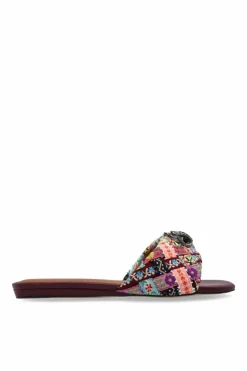 Kurt Geiger MULTICOLOUR Slippers with applique
