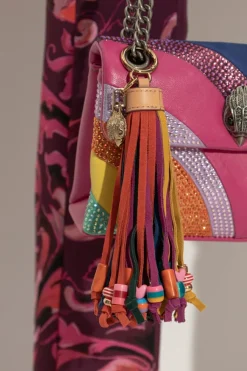 Kurt Geiger MULTICOLOUR Tassel keychain