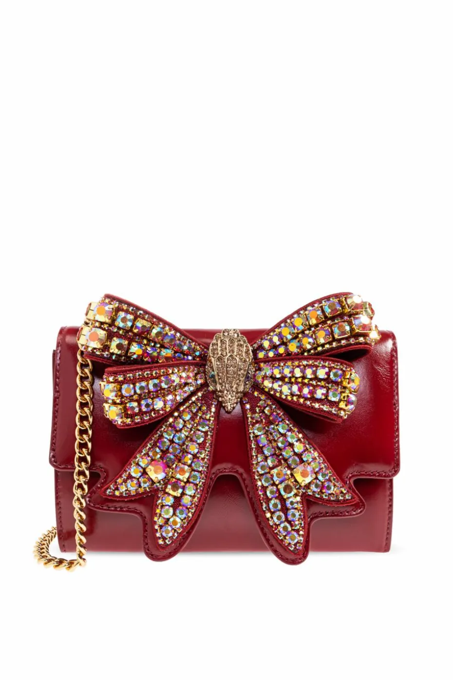 Kurt Geiger RED Chain Wallet "Bow"