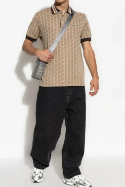 Lacoste beige Polo with logo