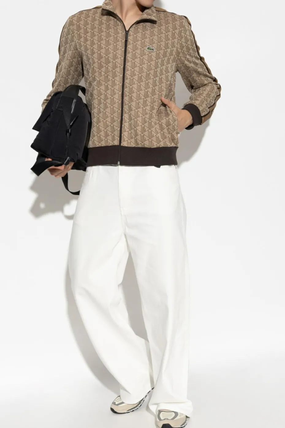 Lacoste beige Sweatshirt with logo
