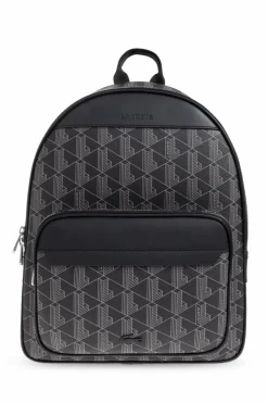Lacoste BLACK Monogram backpack