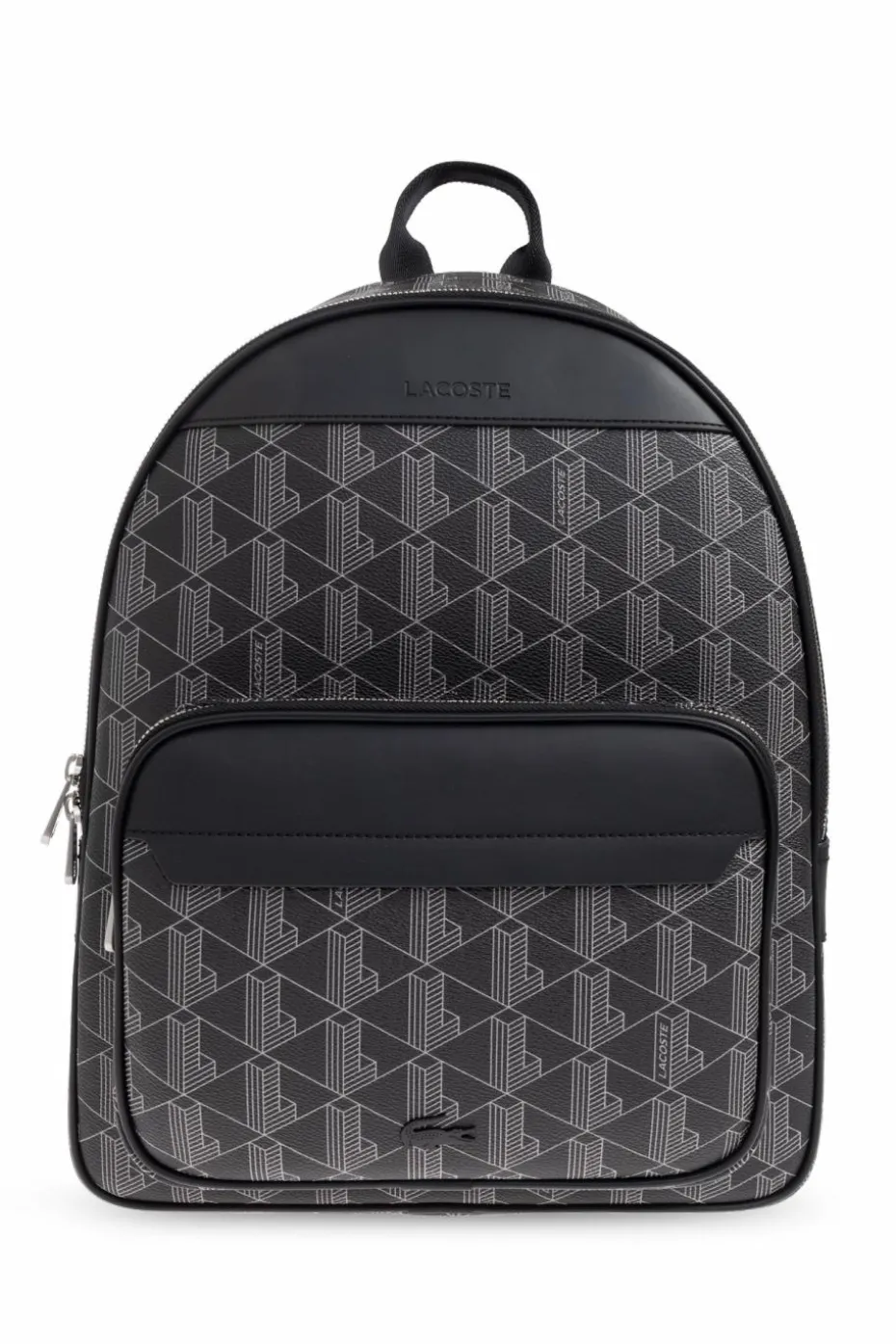 Lacoste BLACK Monogram backpack