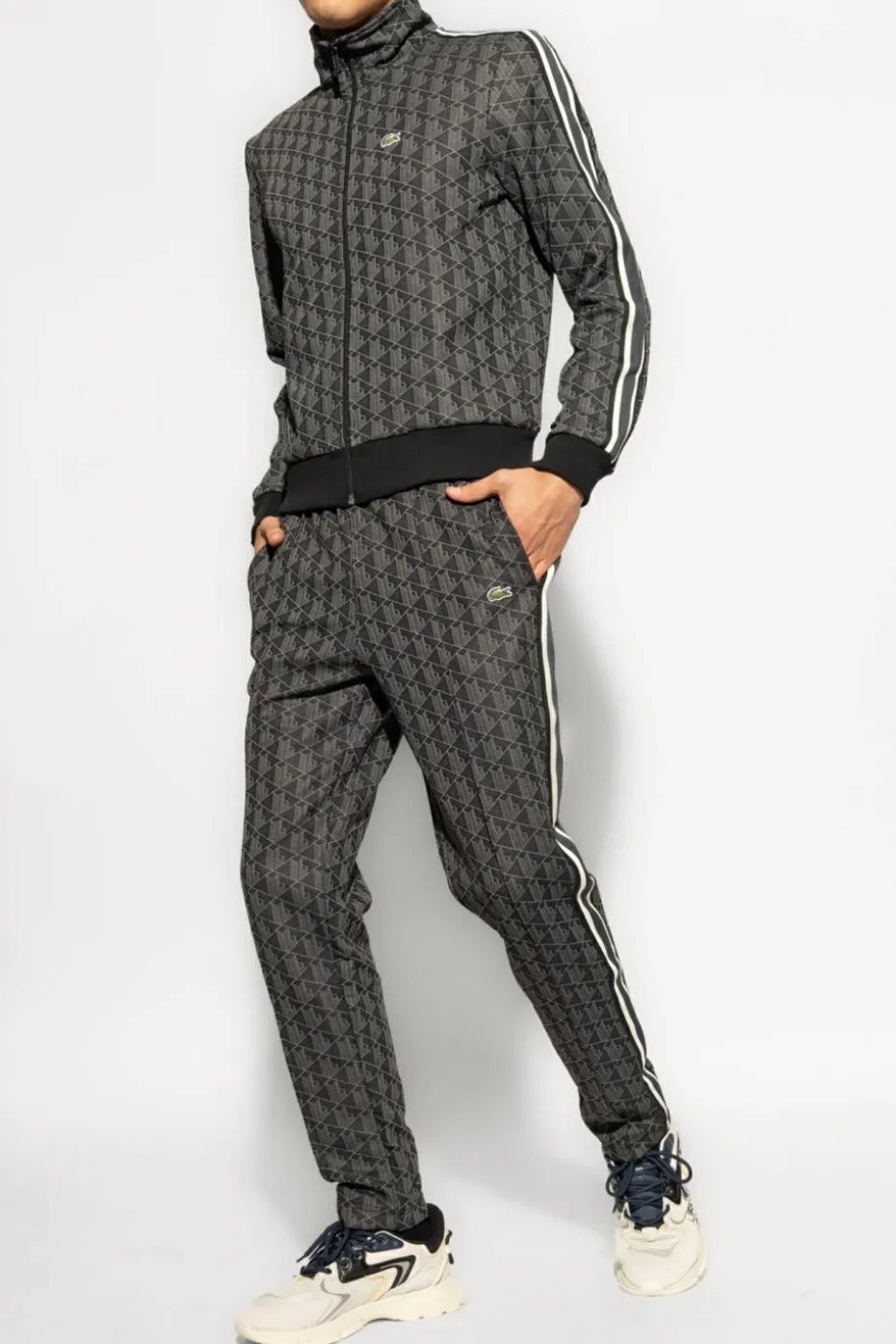 Lacoste BLACK Monogram sweatshirt