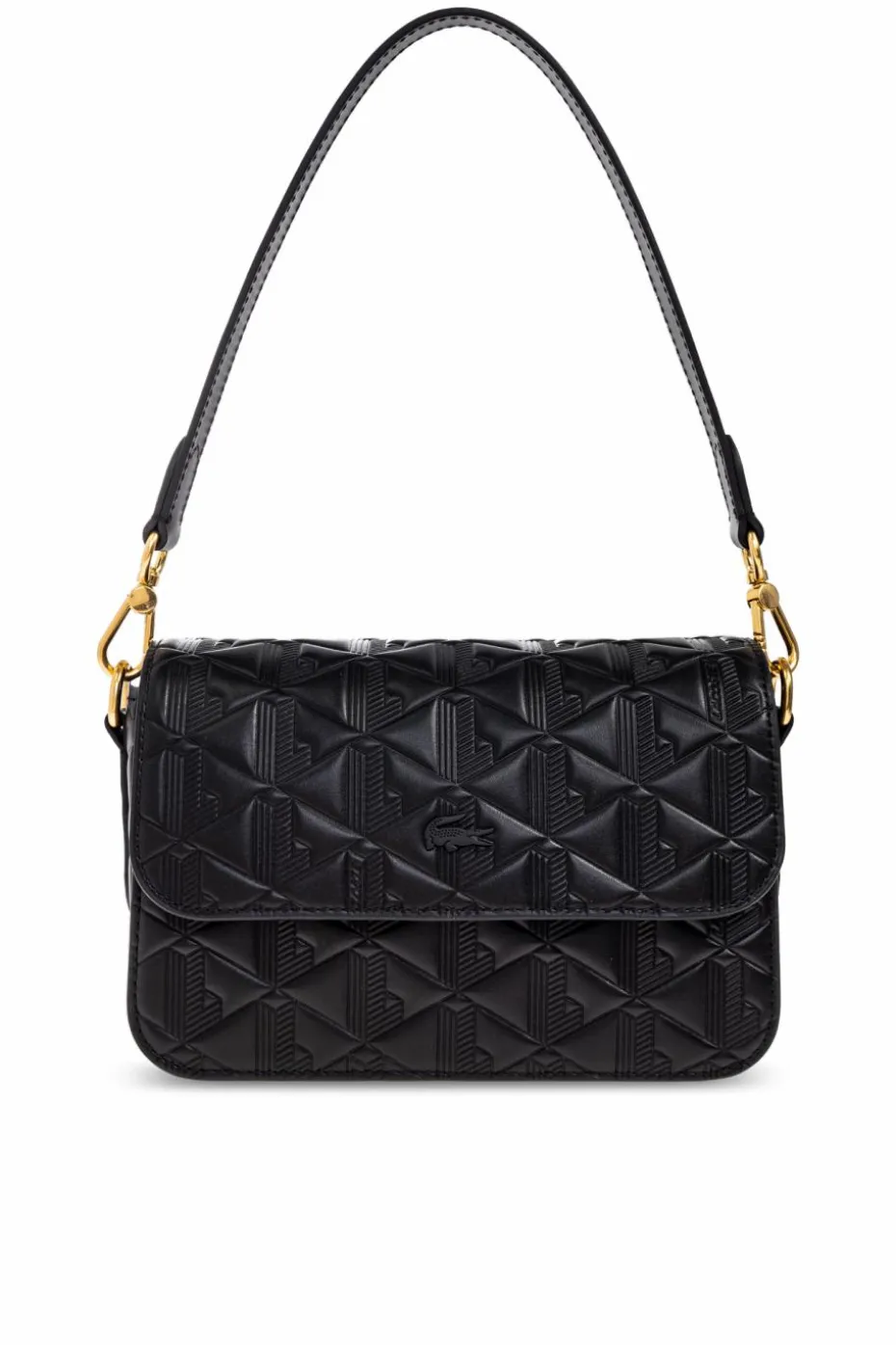 Lacoste BLACK Shoulder bag with logo