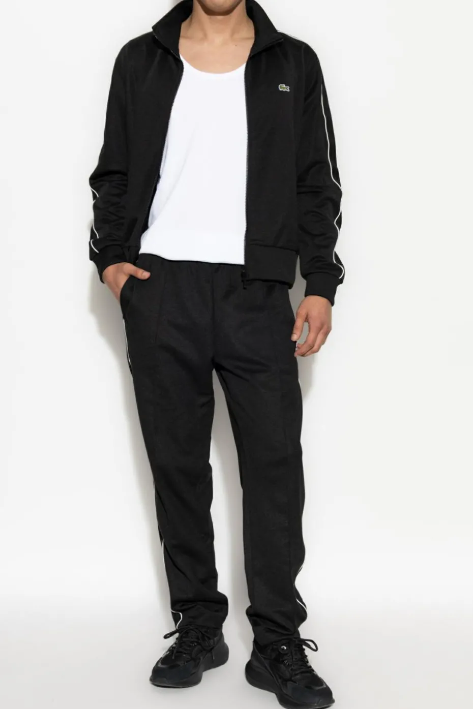 Lacoste BLACK Sweatshirt with logo