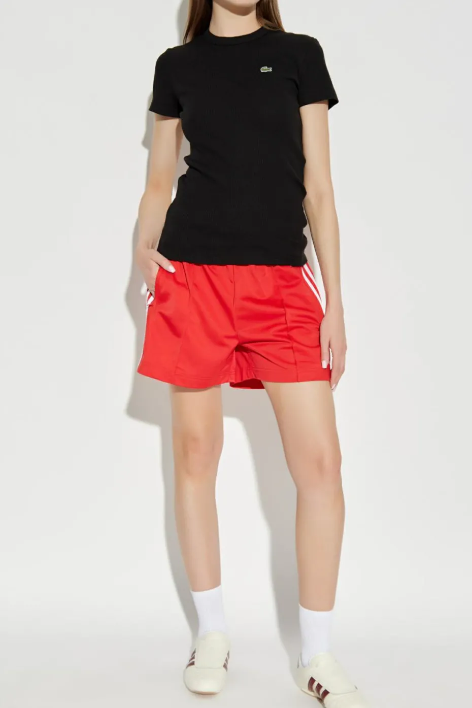 Lacoste BLACK T-shirt with logo