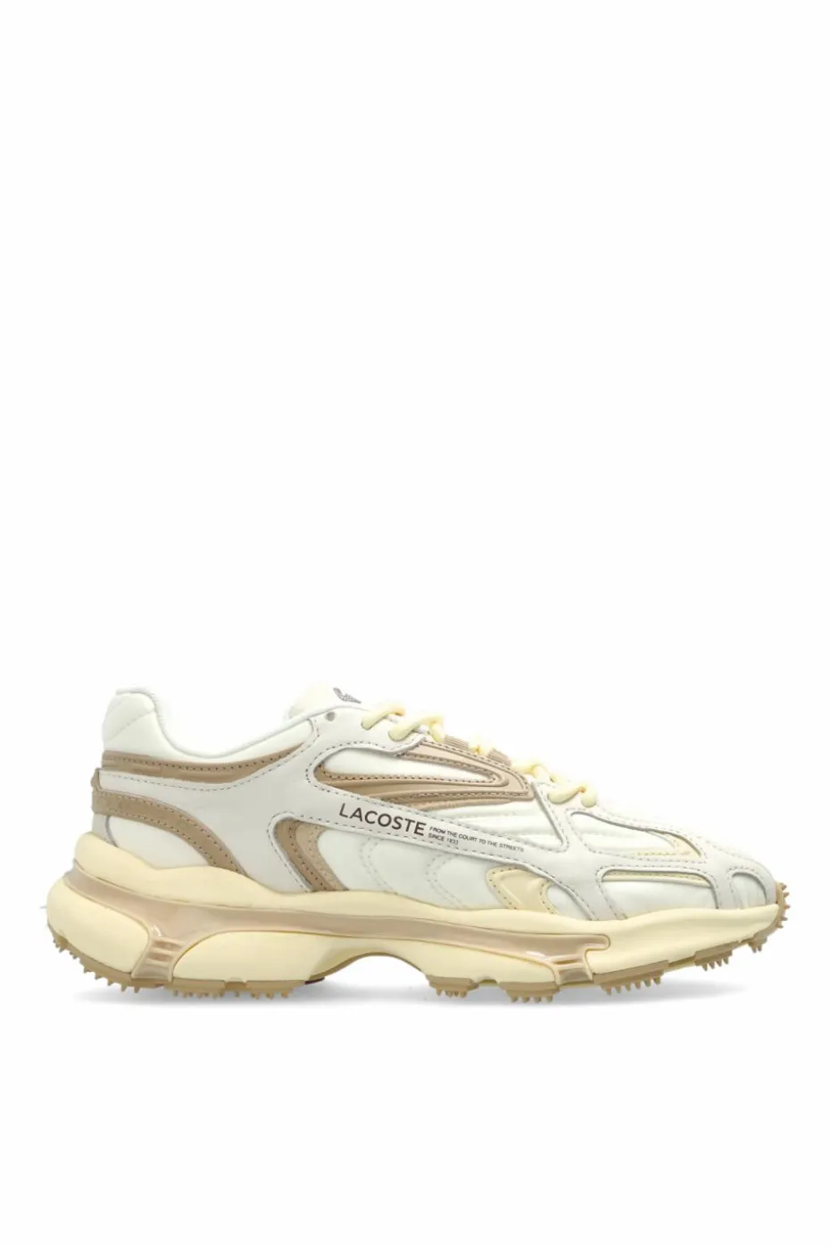 Lacoste cream "L003" sports shoes