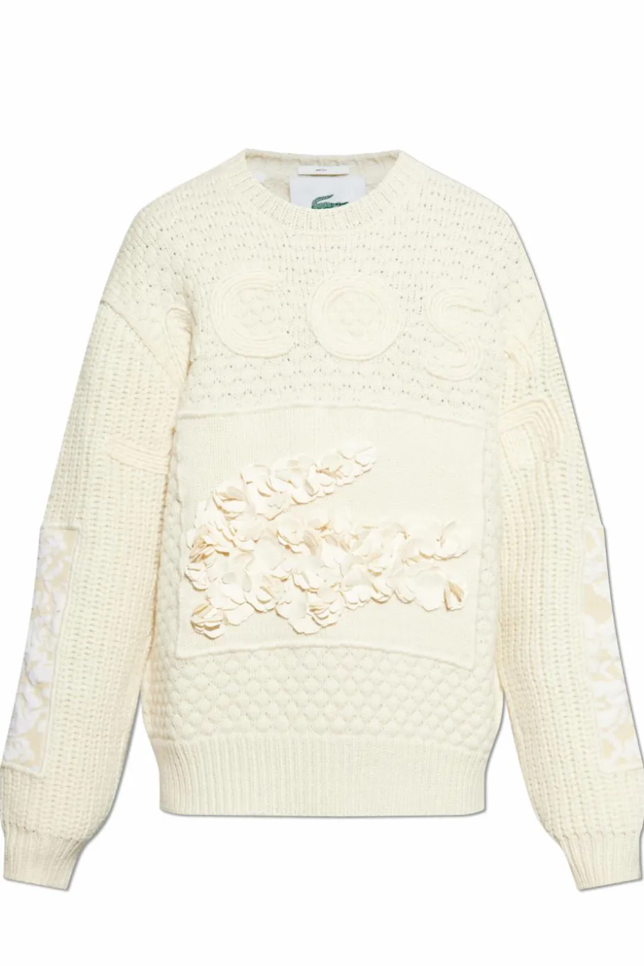 Lacoste cream Lacoste x Lemarié
