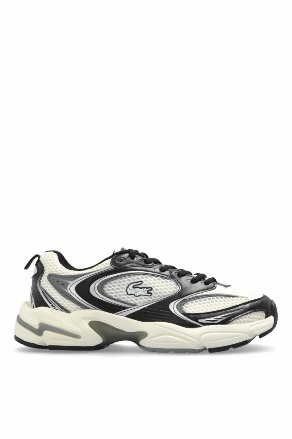 Lacoste cream Sneakers with logo