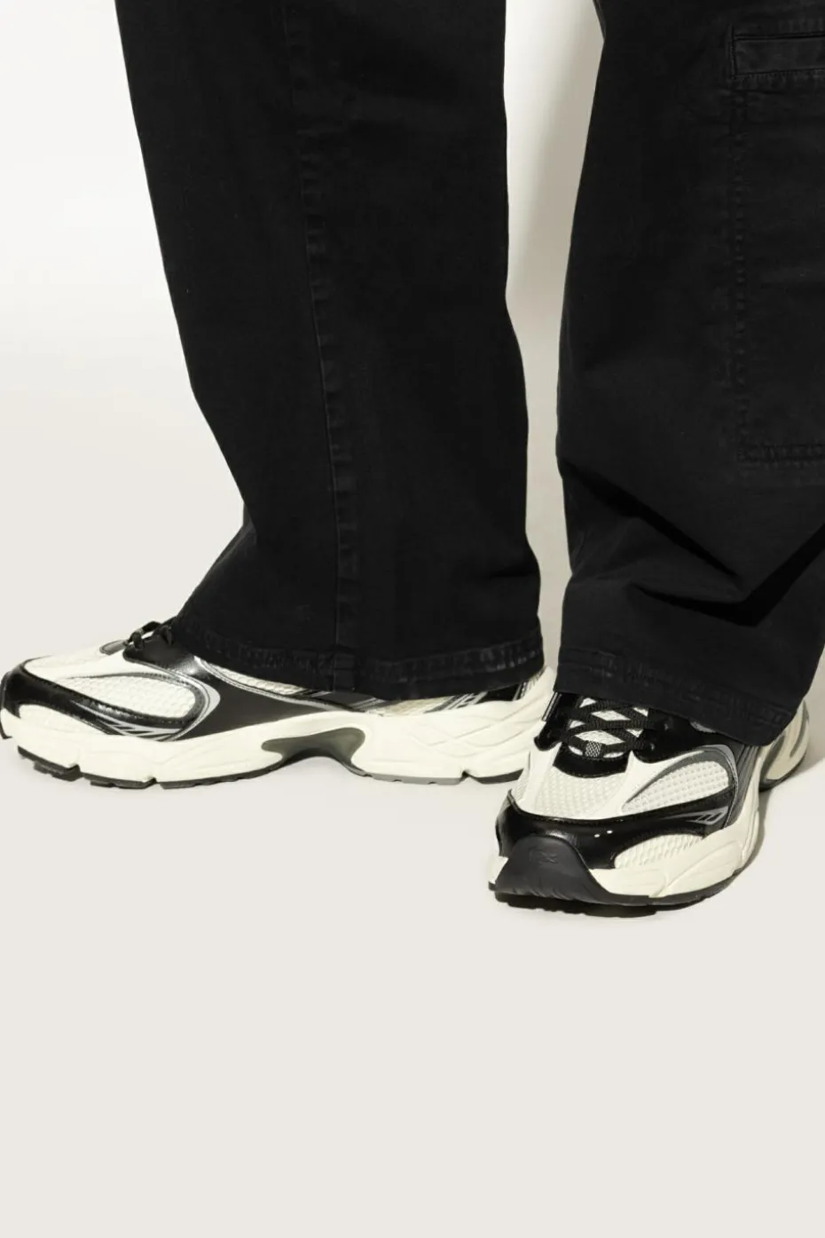 Lacoste cream Sneakers with logo
