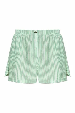 Lacoste GREEN Linen shorts