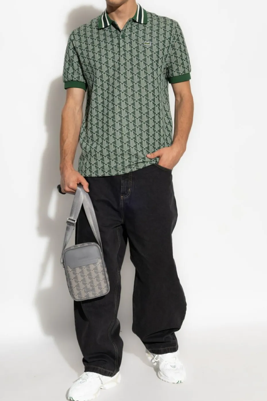 Lacoste GREEN Polo with logo