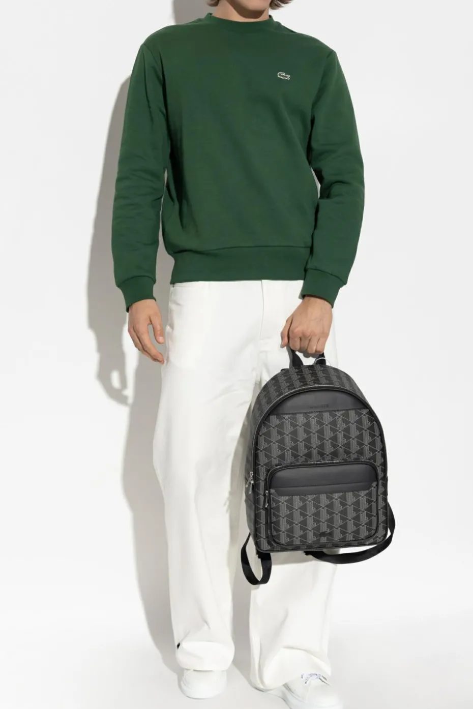 Lacoste GREEN Sweatshirt with logo