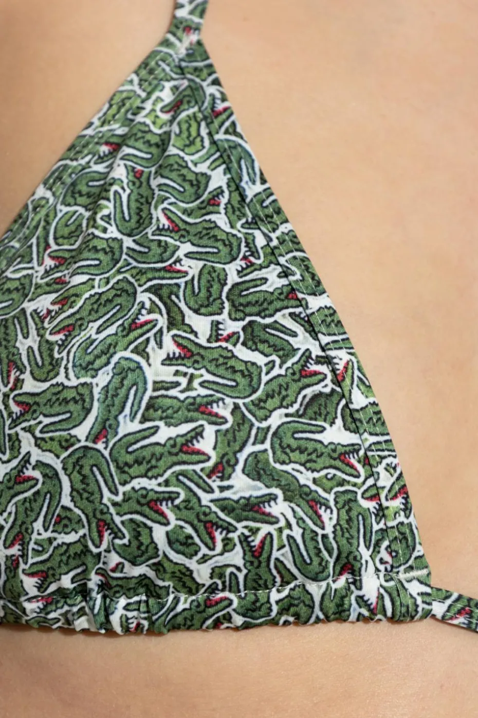 Lacoste GREEN Swimsuit top