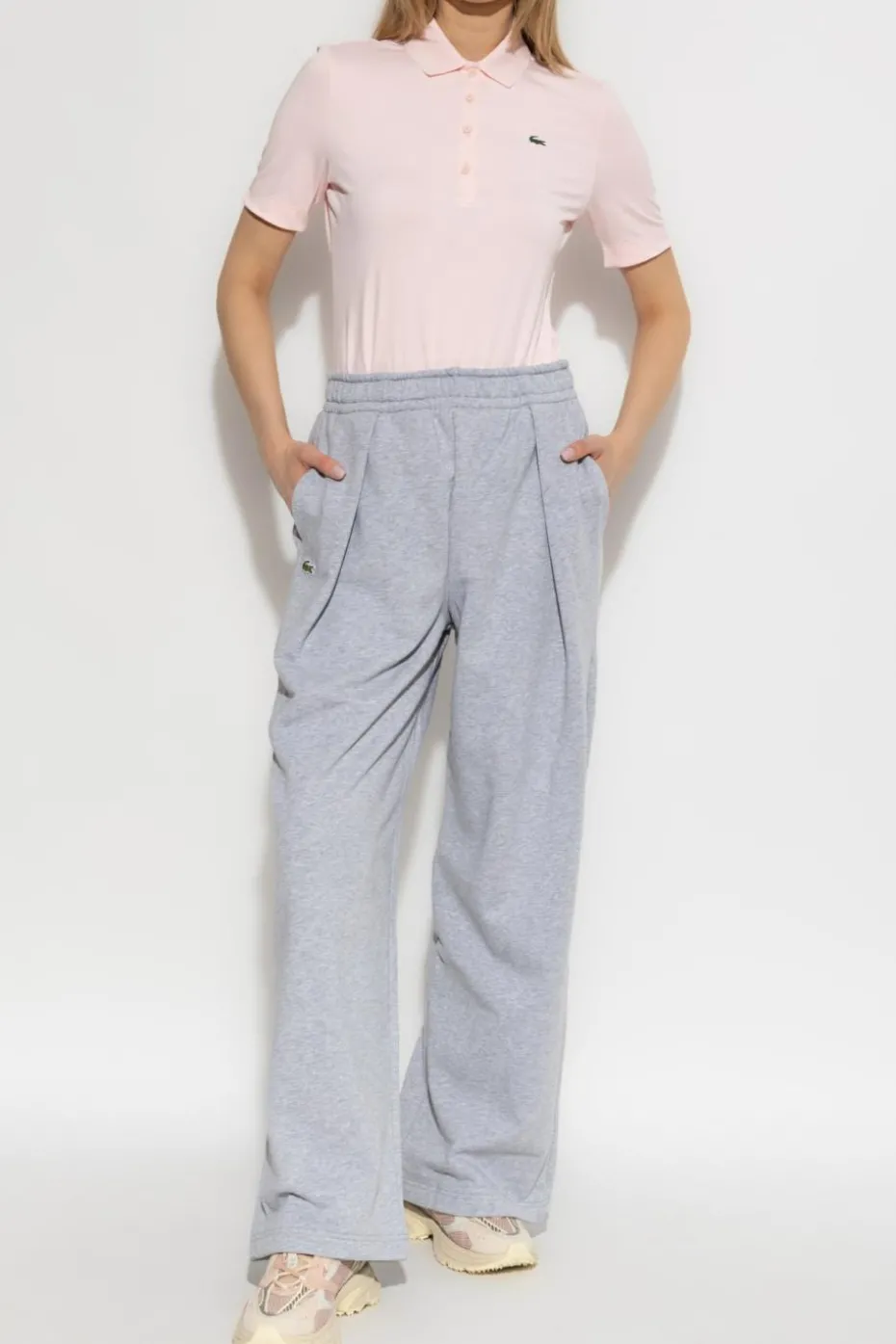 Lacoste GREY Sweatpants with logo