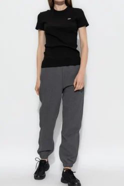 Lacoste GREY Sweatpants with logo