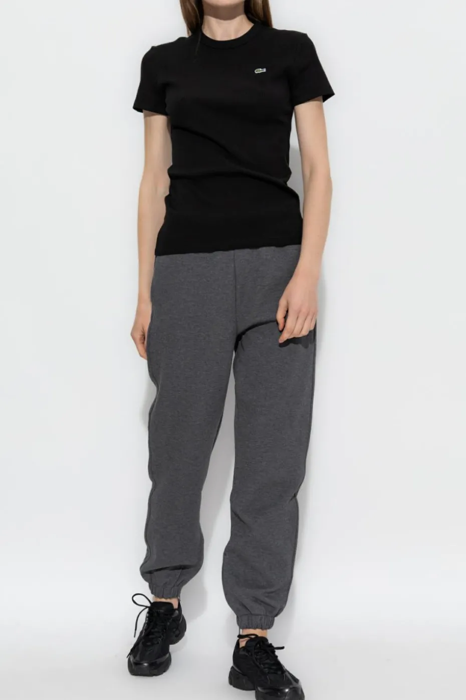 Lacoste GREY Sweatpants with logo