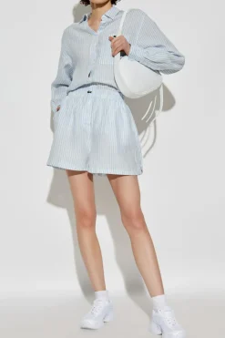 Lacoste light blue Linen shorts