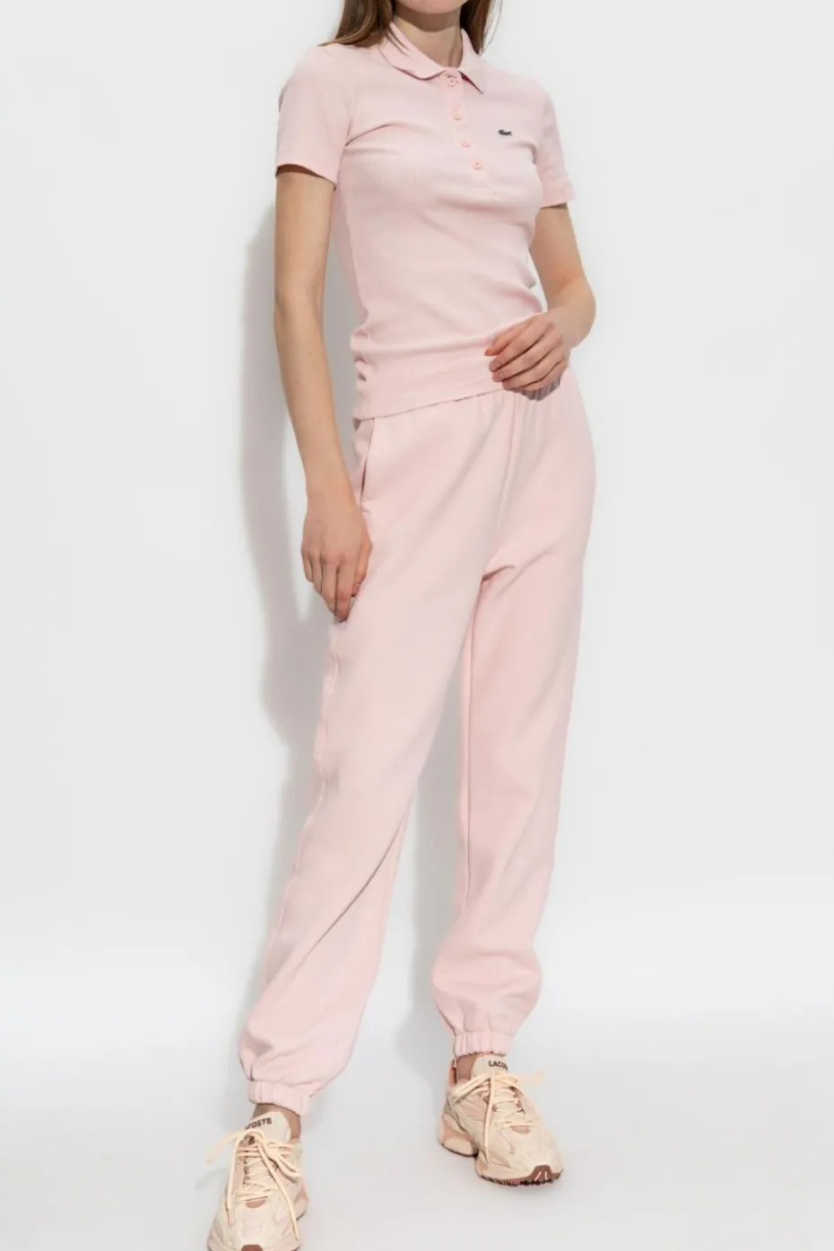 Lacoste PINK Sweatpants with logo