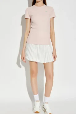 Lacoste PINK T-shirt with logo