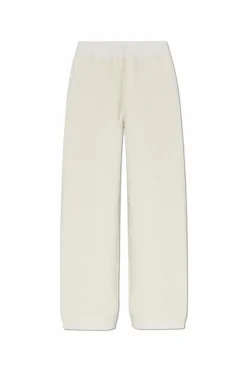 LACOSTE RUNWAY cream Pants with pockets