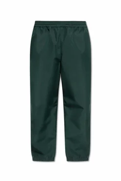 LACOSTE RUNWAY GREEN Pants with logo