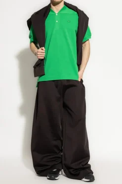 LACOSTE RUNWAY GREEN Polo with logo