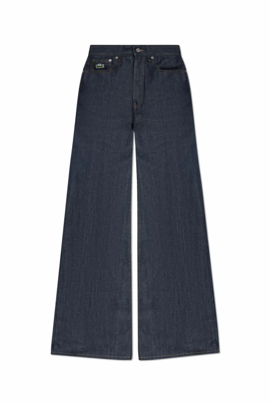 LACOSTE RUNWAY NAVY BLUE High-waisted jeans
