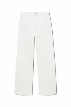 LACOSTE RUNWAY WHITE Jeans with logo