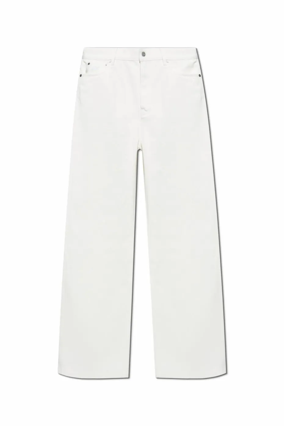 LACOSTE RUNWAY WHITE Jeans with logo