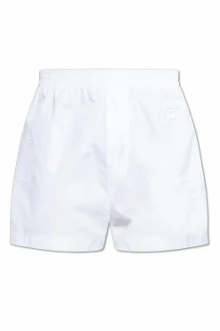 LACOSTE RUNWAY WHITE Logo shorts