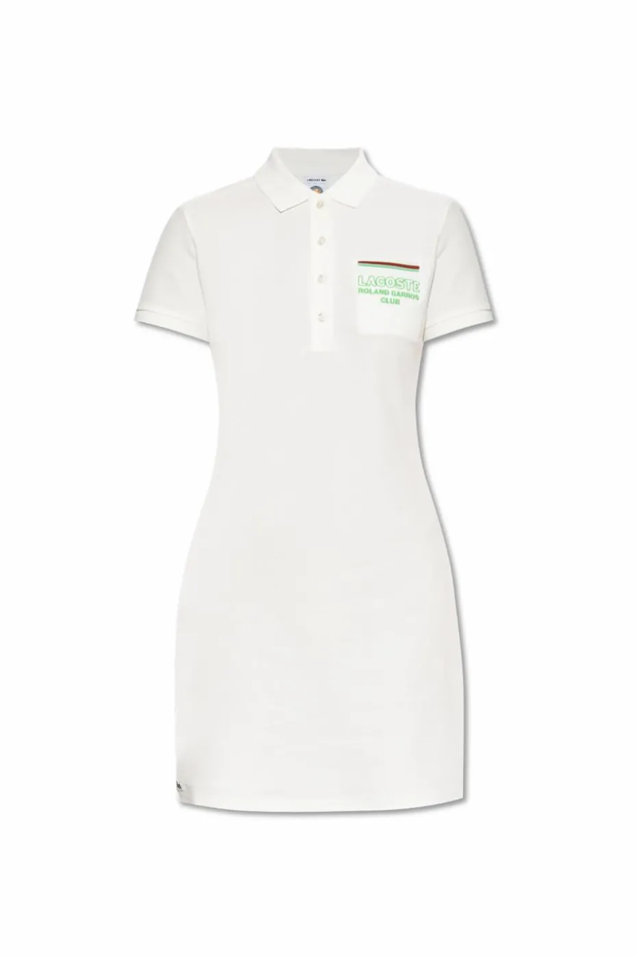 Lacoste WHITE Dress with logo