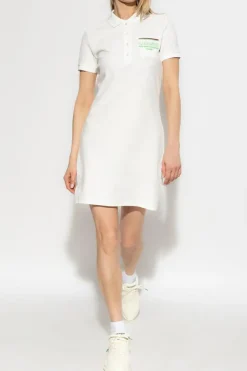 Lacoste WHITE Dress with logo