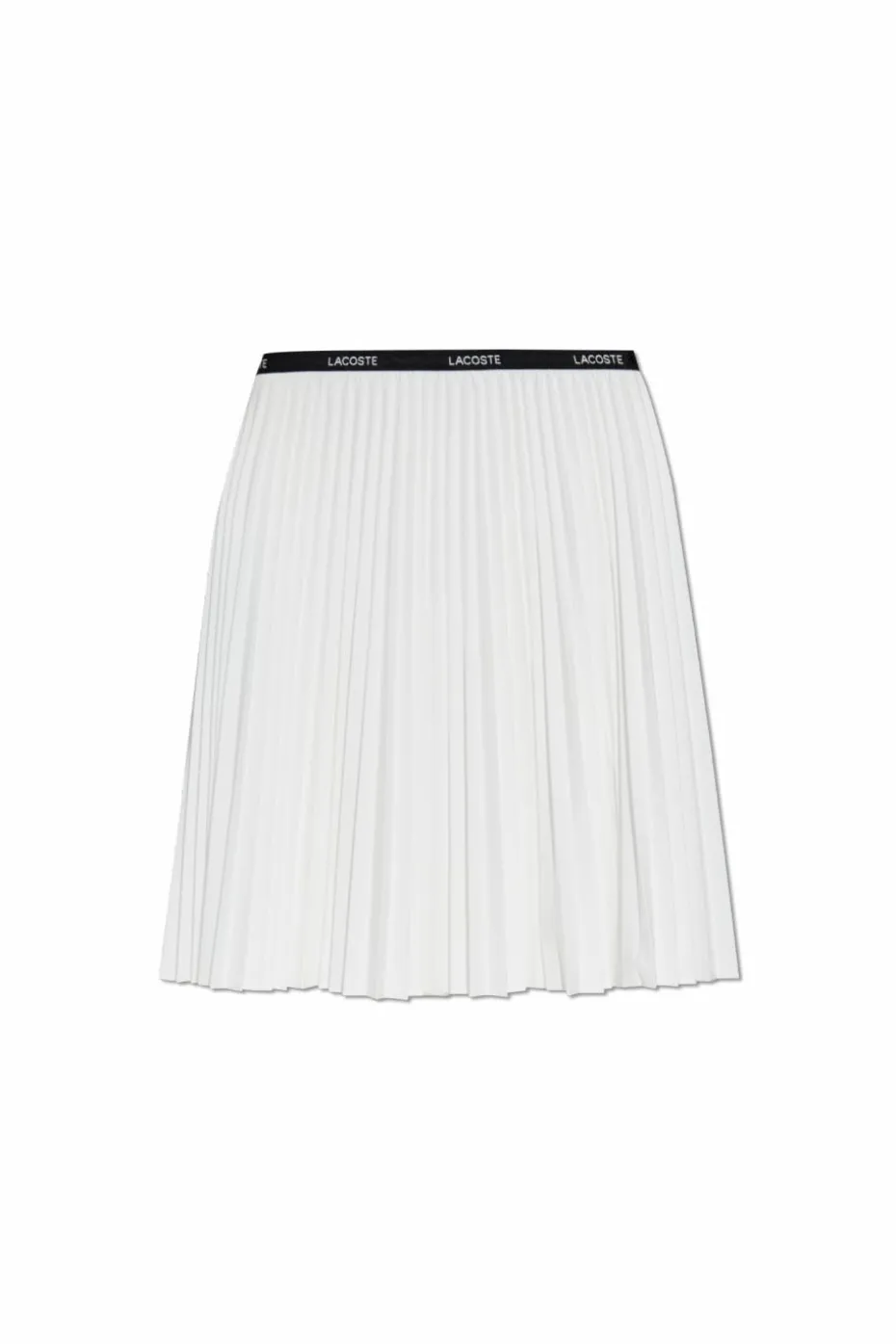 Lacoste WHITE Pleated Skirt