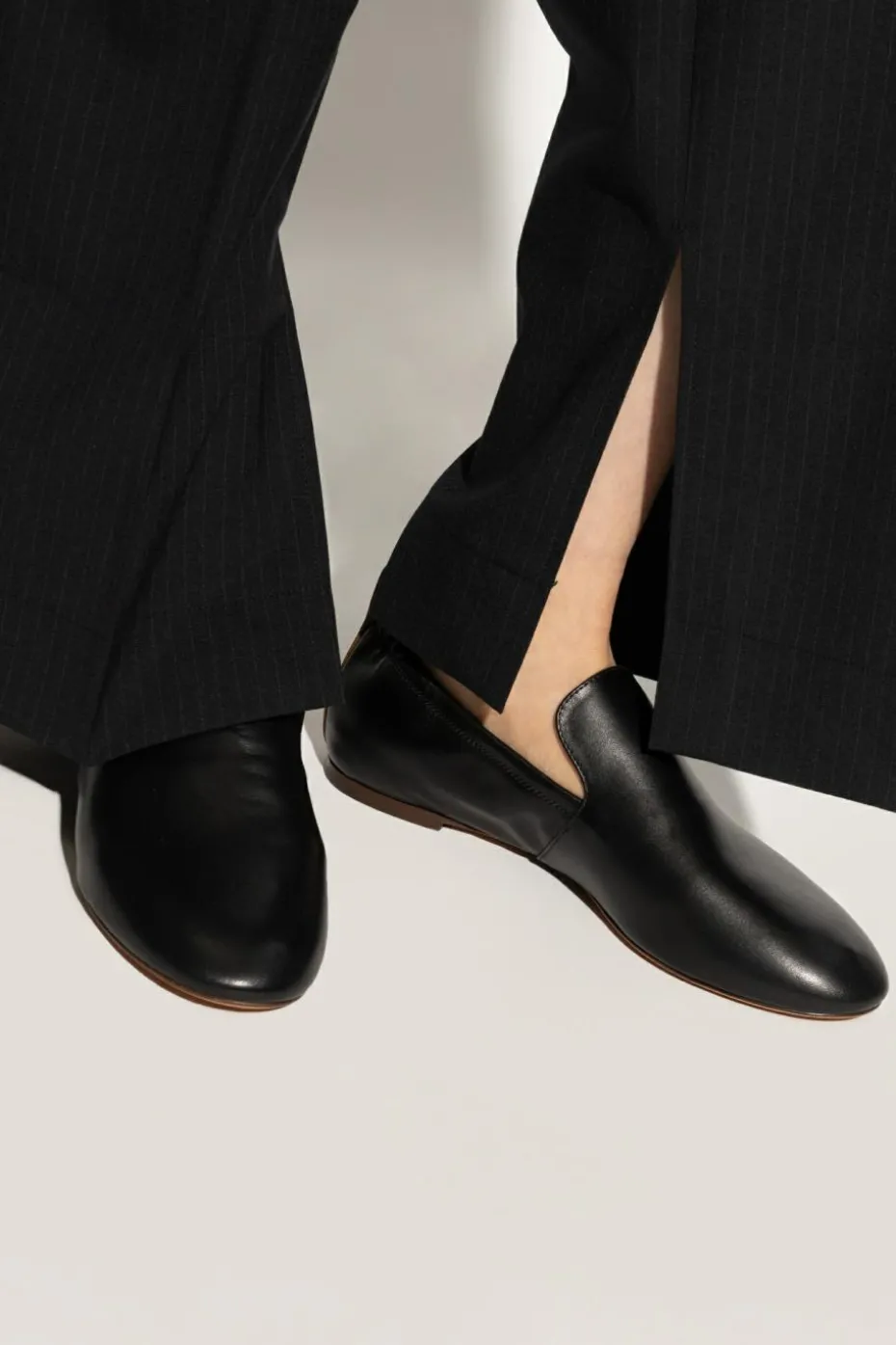 Lanvin BLACK Leather ballet flats
