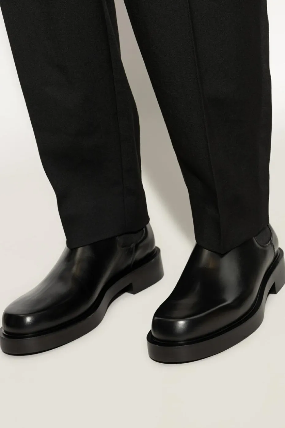 Lanvin BLACK Leather Chelsea boots ‘Banjo’