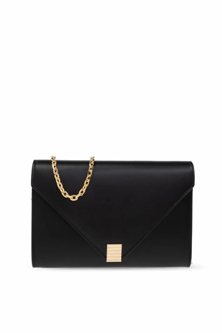 Lanvin BLACK Leather wallet with strap