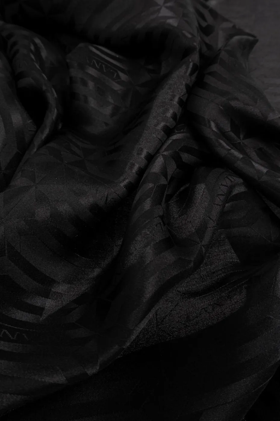 Lanvin BLACK Scarf with monogram