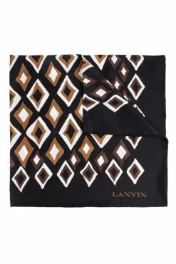 Lanvin BLACK Silk scarf