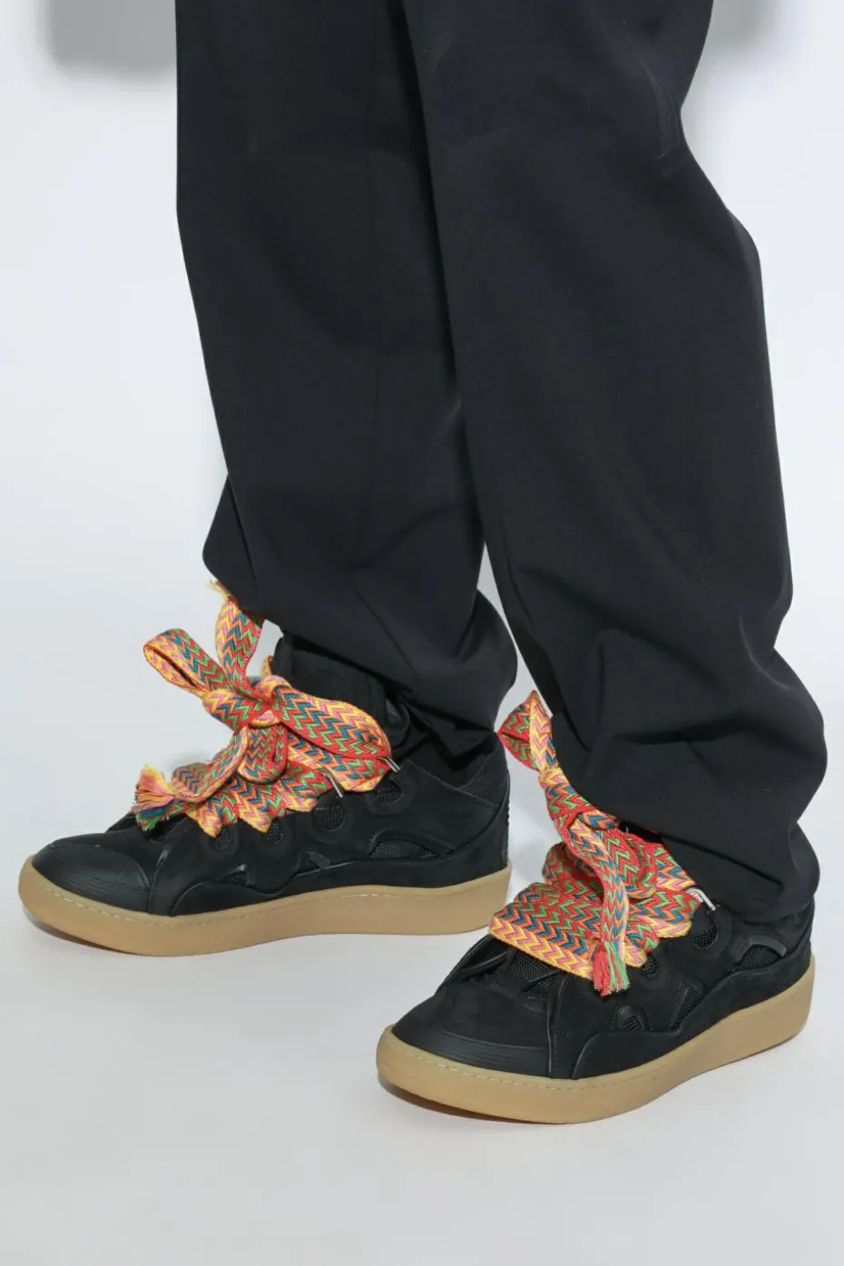 Lanvin BLACK Sneakers Curb