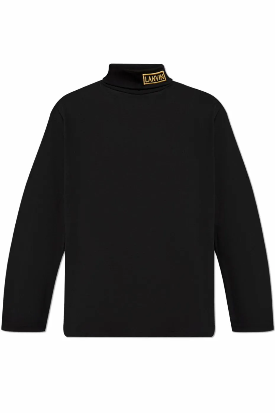 Lanvin BLACK Sweater with logo