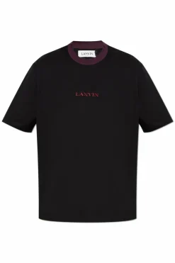 Lanvin BLACK T-shirt with logo