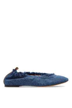 Lanvin BLUE Denim ballet flats