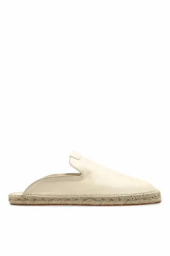 Lanvin cream Leather slides